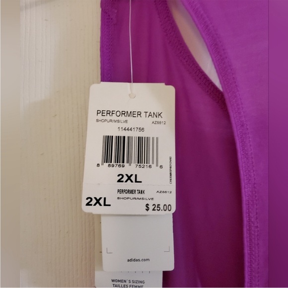 Bundle of 2 WOMEN'S ADIDAS "CLIMALITE" RACER BACK TANK TOPS 2XL - Picture 9 of 9